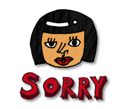 Cubism Girl sticker #2807070