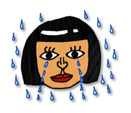 Cubism Girl sticker #2807072