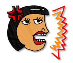 Cubism Girl sticker #2807076