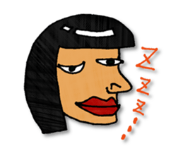 Cubism Girl sticker #2807085