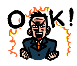 Japanese salaryman sticker sticker #2807571