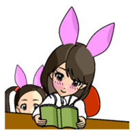 Bunny Girls 2Sisters Story sticker #2807972