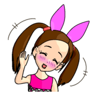 Bunny Girls 2Sisters Story sticker #2807973