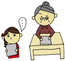 The woman who works hard sticker #2808024