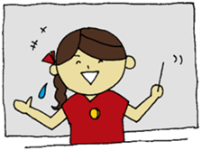 The woman who works hard sticker #2808033