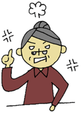 The woman who works hard sticker #2808039