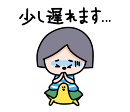 Bored girls sticker #2808458