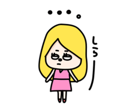 Bored girls sticker #2808478