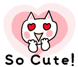 English cat Sticker kawaii sticker #2808630