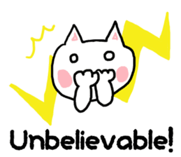 English cat Sticker kawaii sticker #2808639