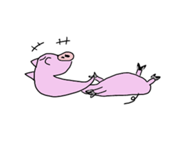 kawaii pigs and cute pigs sticker #2808772