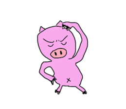 kawaii pigs and cute pigs sticker #2808775