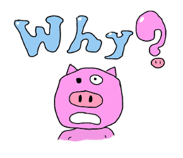 kawaii pigs and cute pigs sticker #2808776