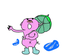 kawaii pigs and cute pigs sticker #2808778