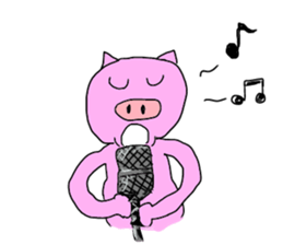 kawaii pigs and cute pigs sticker #2808779