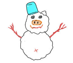 kawaii pigs and cute pigs sticker #2808780