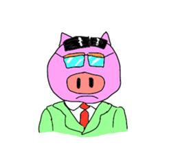 kawaii pigs and cute pigs sticker #2808794