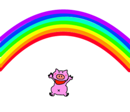 kawaii pigs and cute pigs sticker #2808795