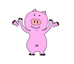 kawaii pigs and cute pigs sticker #2808799