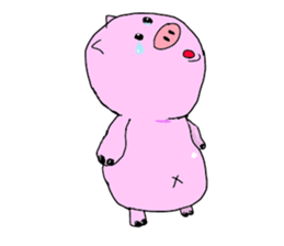 kawaii pigs and cute pigs sticker #2808802