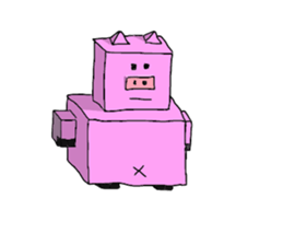 kawaii pigs and cute pigs sticker #2808804