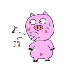 kawaii pigs and cute pigs sticker #2808806