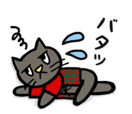 Yasagure Nyanko winter sticker #2808963