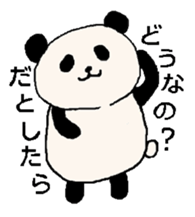 Panda to change the world sticker #2809054