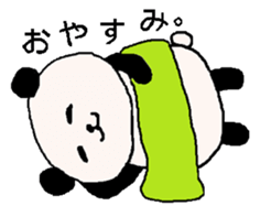 Panda to change the world sticker #2809068
