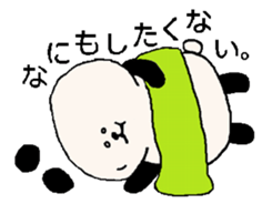 Panda to change the world sticker #2809070