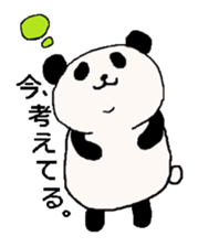 Panda to change the world sticker #2809079