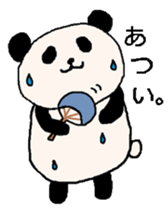 Panda to change the world sticker #2809083
