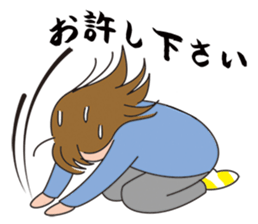 Sticker hilarious everyday girls sticker #2809653