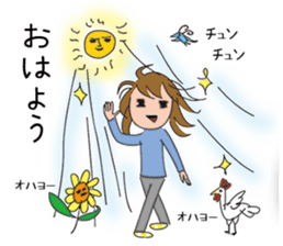 Sticker hilarious everyday girls sticker #2809676