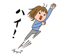 Sticker hilarious everyday girls sticker #2809687