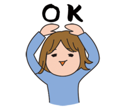 Sticker hilarious everyday girls sticker #2809688