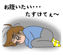 Sticker hilarious everyday girls sticker #2809690