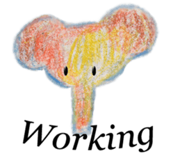 Colorful Elephant sticker #2810375