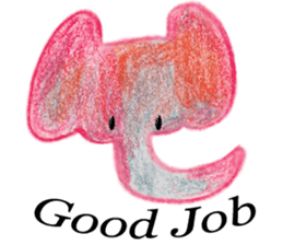 Colorful Elephant sticker #2810377