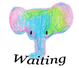 Colorful Elephant sticker #2810378