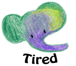 Colorful Elephant sticker #2810380