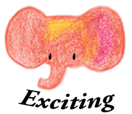 Colorful Elephant sticker #2810386
