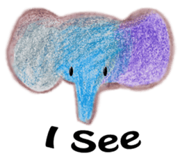 Colorful Elephant sticker #2810390