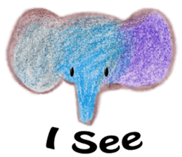 Colorful Elephant sticker #2810390