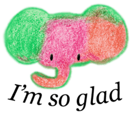 Colorful Elephant sticker #2810391