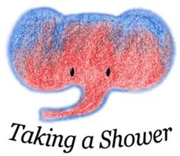 Colorful Elephant sticker #2810398