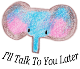Colorful Elephant sticker #2810400