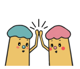 speak finger 3 sticker #2810690