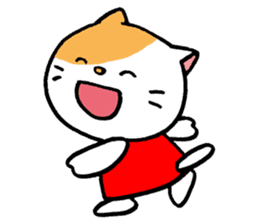 The schoolchild nursery school's cat sticker #2810901