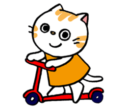 The schoolchild nursery school's cat sticker #2810914